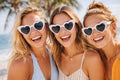White Heart Sunglasses Bulk | 8 PACK Adult 100% UV Superior Quality WS1016D