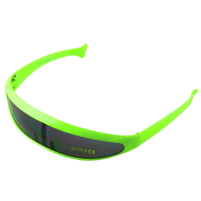 Retro Sunglasses 80's Neon Green 1003