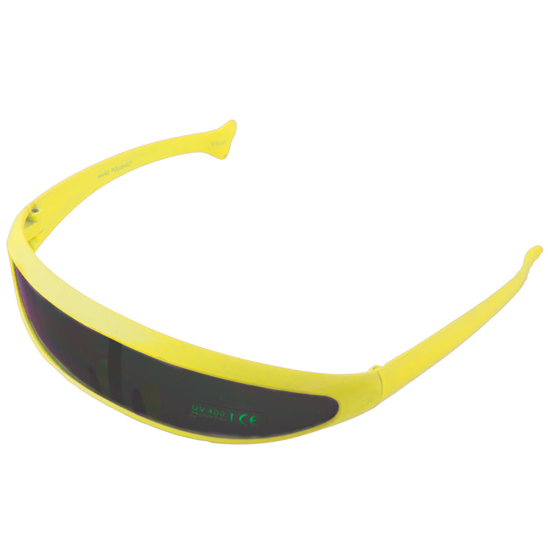 Yellow Futuristic Trekkie Sunglasses 1007