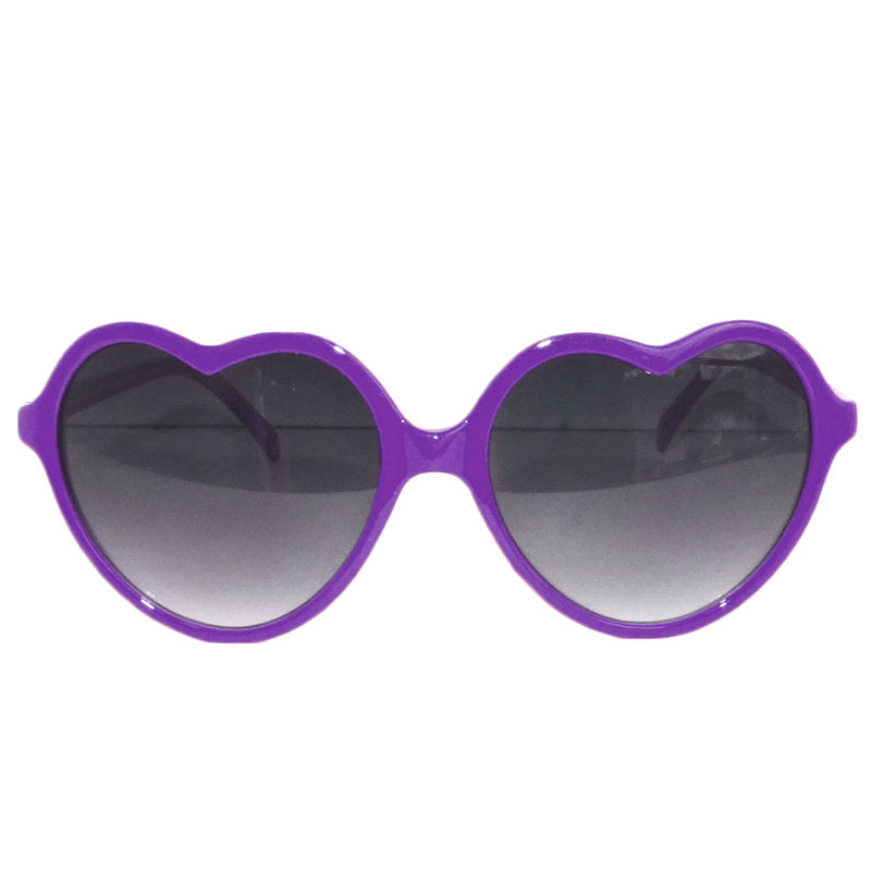 Purple Lolita Heart Shape Sunglasses 1014
