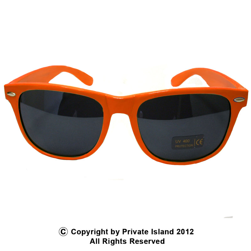 Orange Sunglasses | Iconic 80's Style |  Adult 12 PACK 1053D