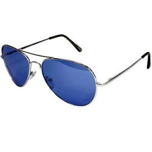 Multicolored Aviators Reflective Mirror Sunglasses 12 PACK 7130D