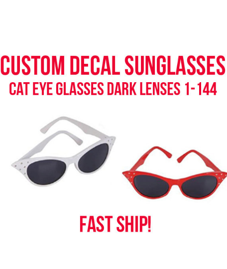 Halloween Cat Glasses Customized | Halloween Sunglasses | 15059 (Fonts in Picture Gallery)