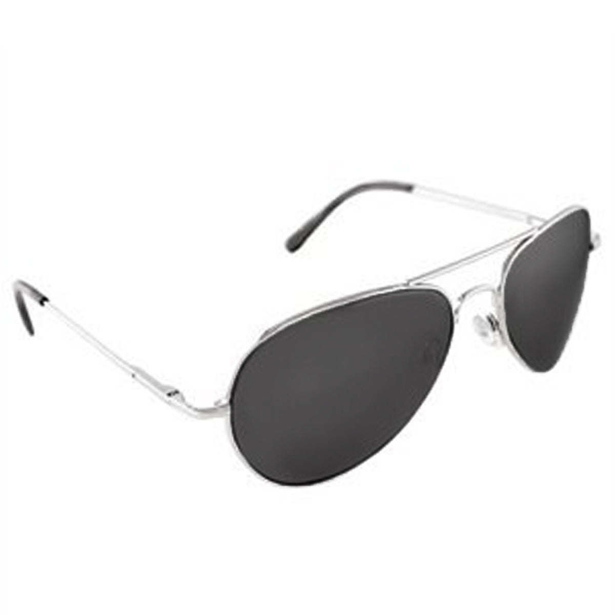 Aviator Glasses Black Lens Police Sunglasses  1101B