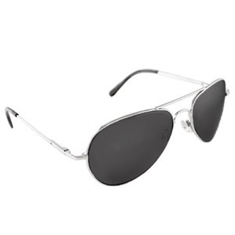 Retro Sunglasses Silver Smoke Frame Police Glasses 12 PACK 1108D