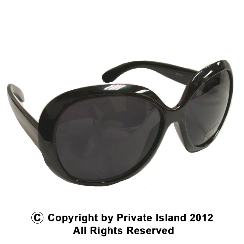 Black Jackie Oversized Sunglasses 12 PACK 1138