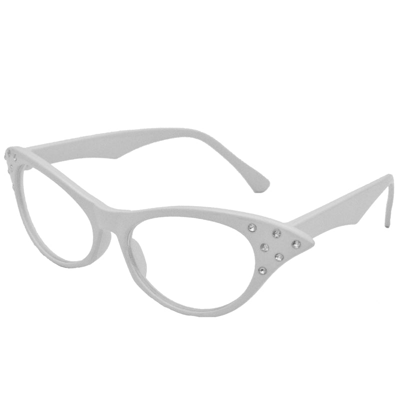 White Cat Eye Glasses |  White Cat Eye Glasses Wholesale | 1192