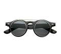 Steampunk Circle Glasses Silver 1037
