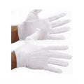Parade Gloves White Stitched  w/ SNAPS Adult PAIR 5020-5024