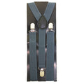 Grey Suspenders | Elastic Clip On 1281