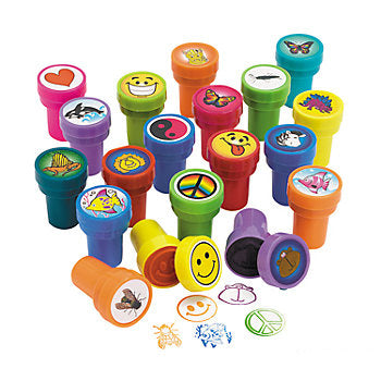 50 Assorted Plastic Stampers 3403