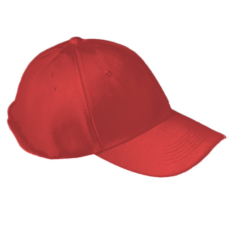 Red Adjustable Baseball Dad Cap 1382