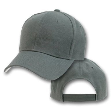 Dark Grey Adjustable Baseball Dad Cap 1393