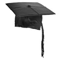 Black Satin Graduation Hat | Graduation Cap | 1494