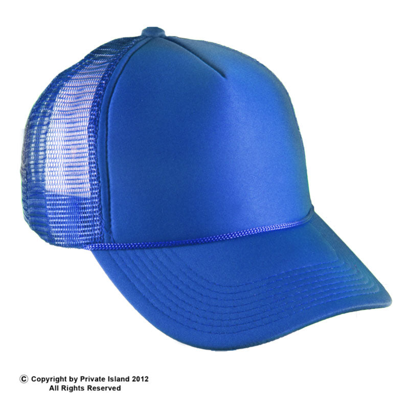 Royal Blue Trucker Caps  12 PACK 1584