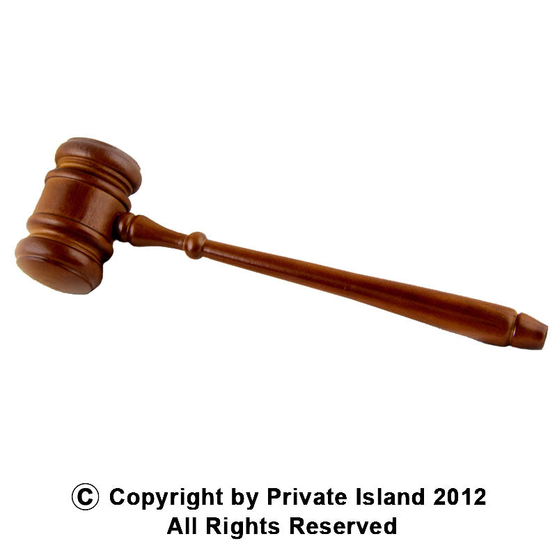 Wooden Judge Gavel 1601