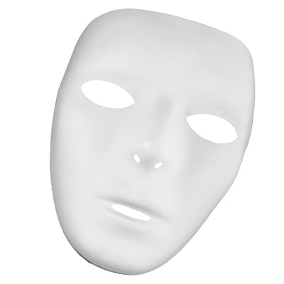 White Masks Adult Bulk with String 1662D