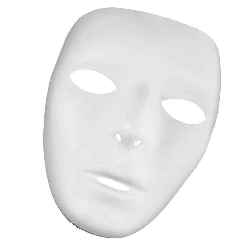 White Create Your Own Mask w/ String 1662