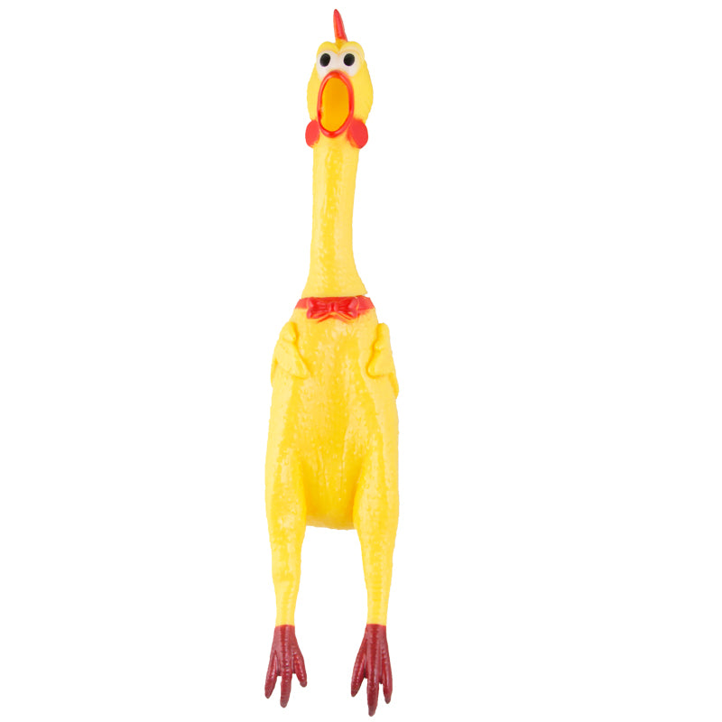 Squawking Rubber Chicken 16" 1787 12 PACK