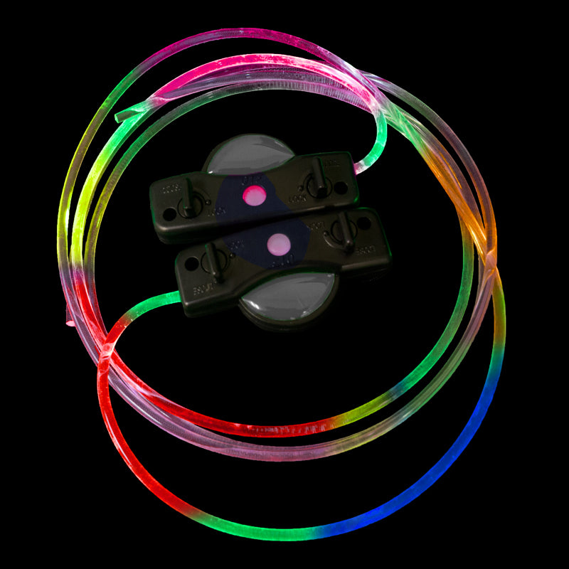 Flashing LED Shoelaces Rainbow 1865