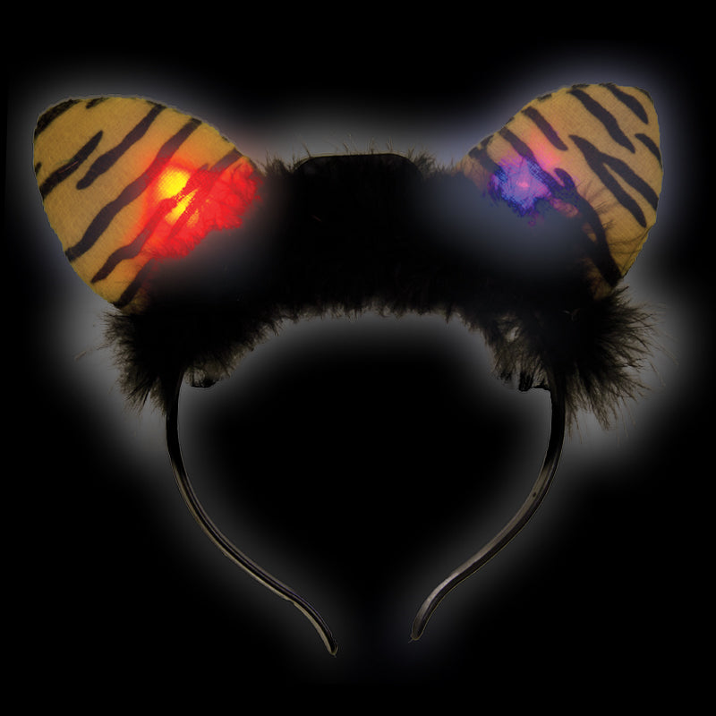 Flashing LED Tiger Headband 1881