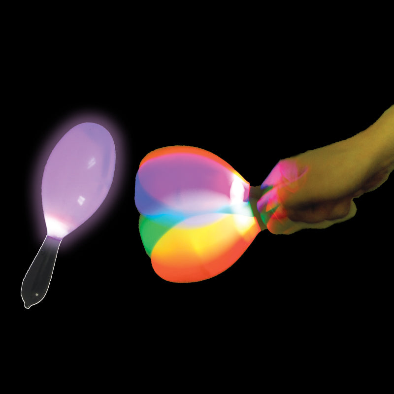 12 PACK LED Light UP Maracas