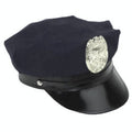 Black Police Hat with Badge  1433