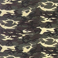 Camouflage Bandanna Green 22" Square Standard 100% Cotton 12 PACK 1975