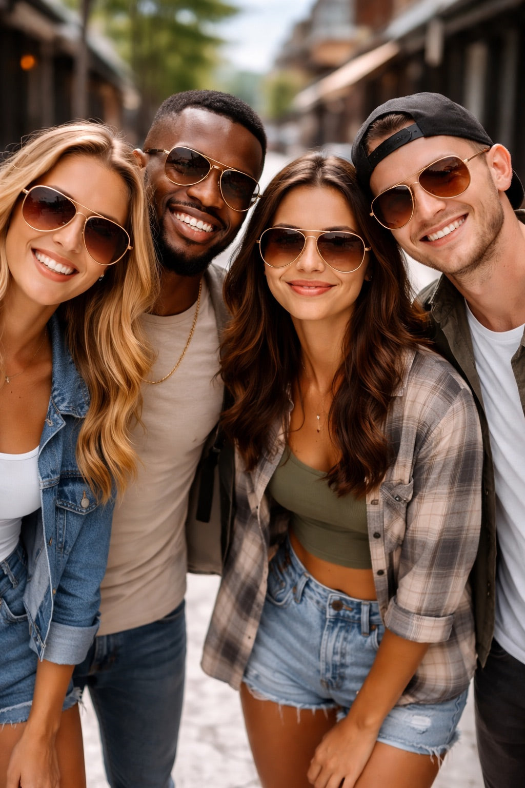 Aviator Gold Frame/Gold Lens Sunglasses  Bulk Wholesale D1112