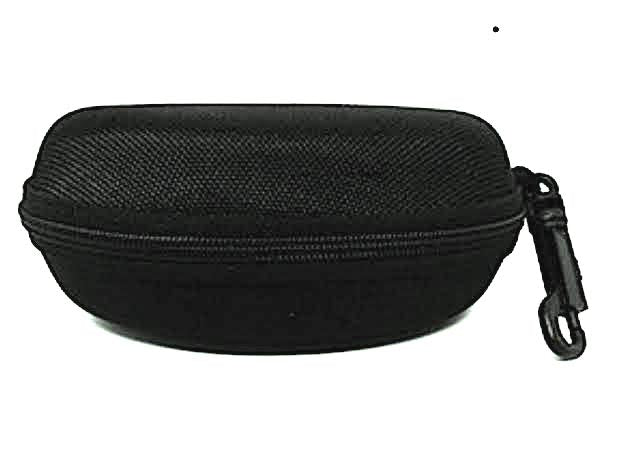 Large Eyeglass Case With Zipper Black 12 PACK 7013