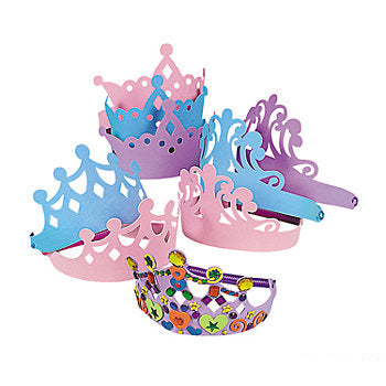 Foam Princess Tiaras | 12 PACK  5520D