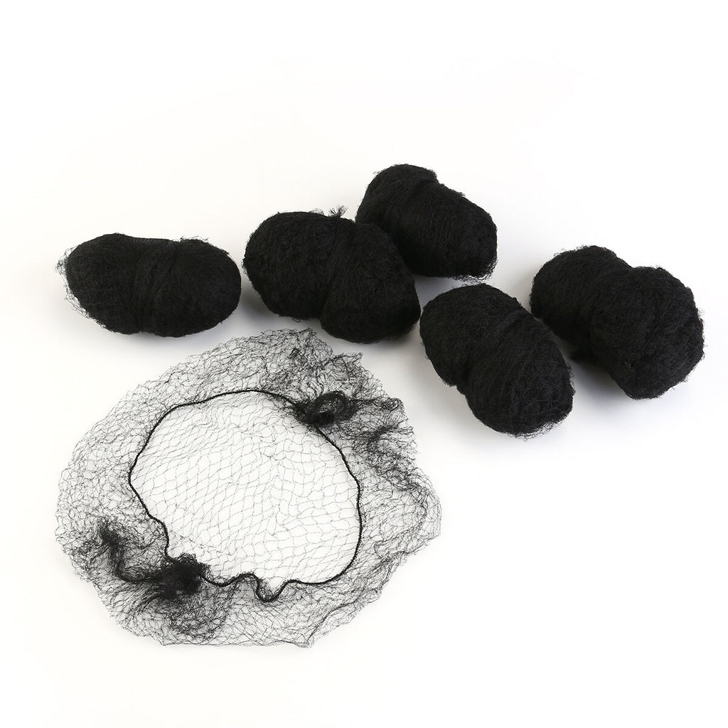 Black/Blue/White Hair Nets Bulk | 100 Pack 21" Width for Foodservice/Hospitals  15034321