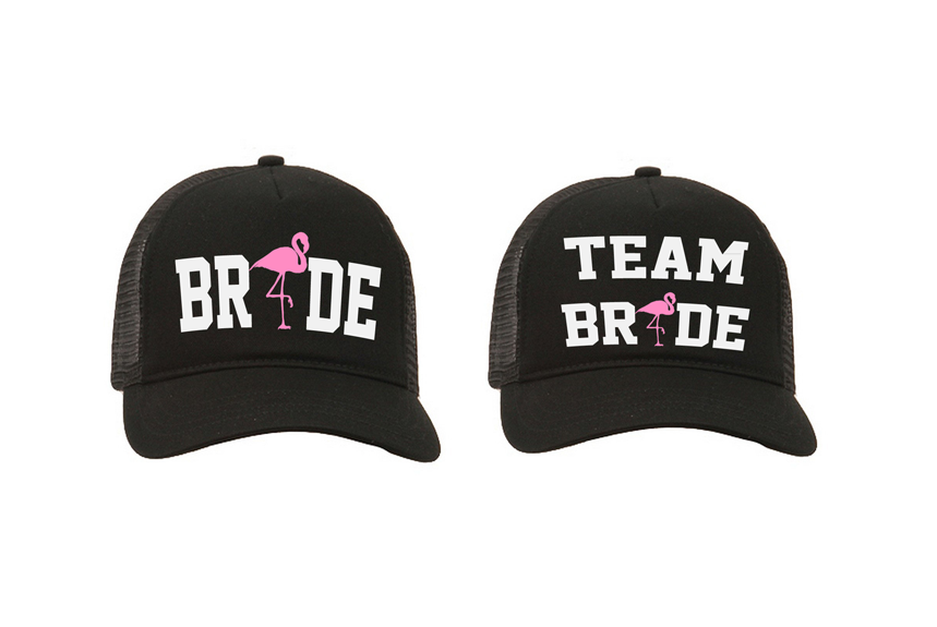 Personalized Bridesmaid Hats, Bachelorette Party Hats For Bach Parties