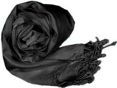 Black Pashmina Scarf  Shawl 100% Fine Wool Mix 12 PACK  28" x 78" 2100