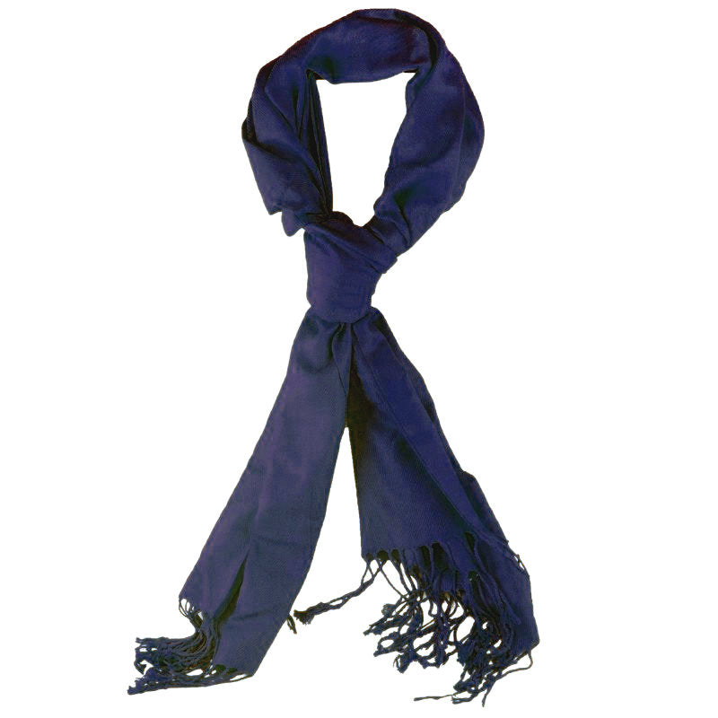 Navy Pashmina Scarf Shawl 100% Fine Wool Mix 12 PACK  28" x 78" 2108