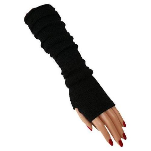 Black Knit Arm Warmers PAIR 1245