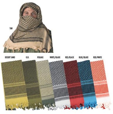 Foliage  Army Green Military Tactical Desert Scarf 2164