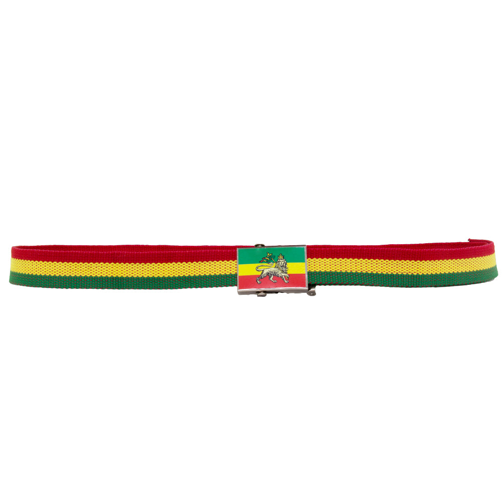 Canvas Rasta Belt Lion 2205