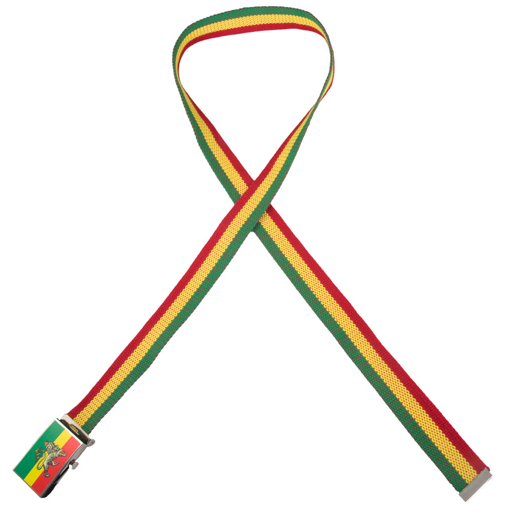 Canvas Rasta Belt Lion 12PK DZ WS2205D