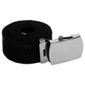 Black Canvas Adjustable Belt 12 PACK Adjusts to 44-46" Size WS2210D