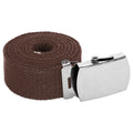 12 PACK Brown Canvas Adjustable Belt Adjusts to 44-46" Size 2211