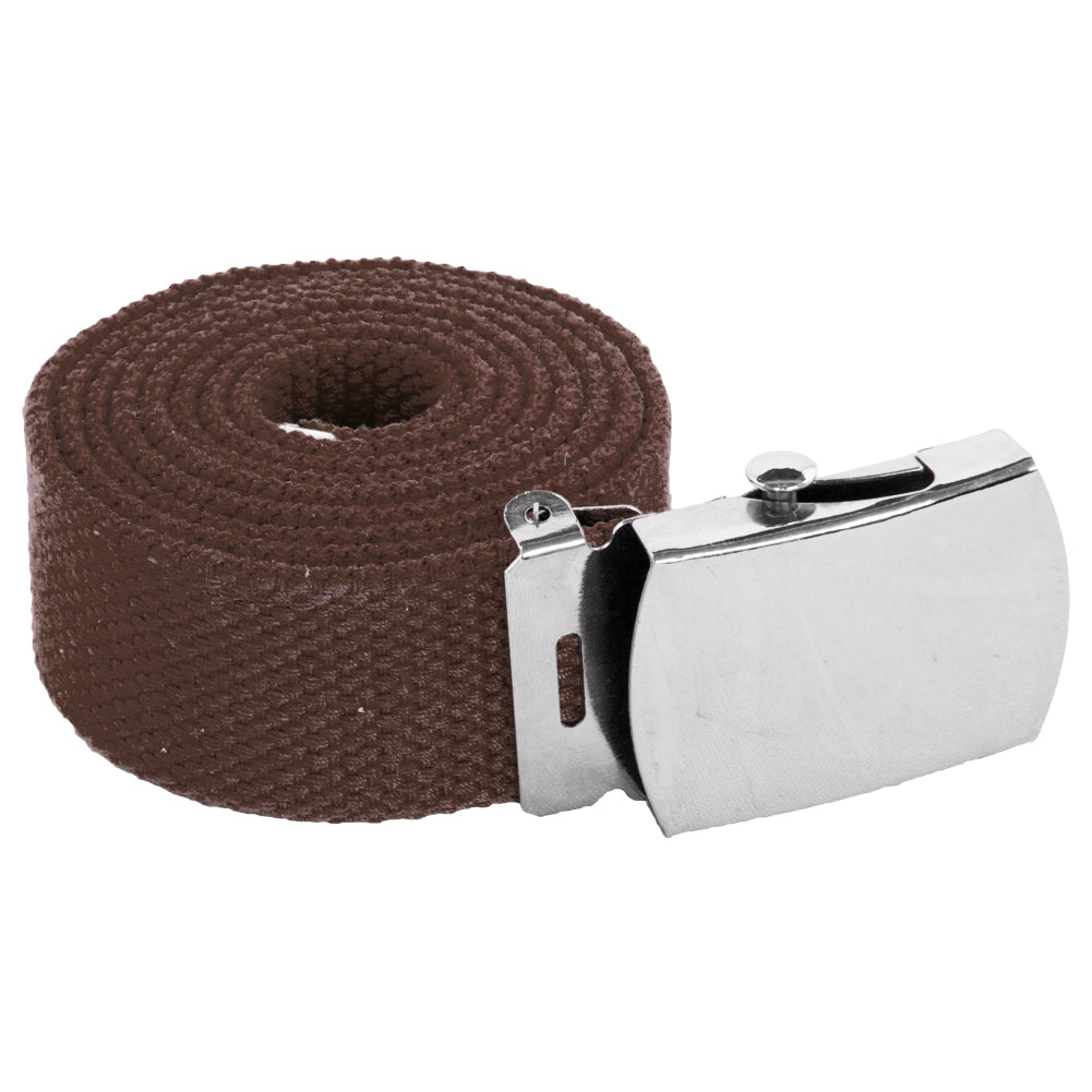 12 PACK Brown Canvas Adjustable Belt Adjusts to 44-46" Size 2211