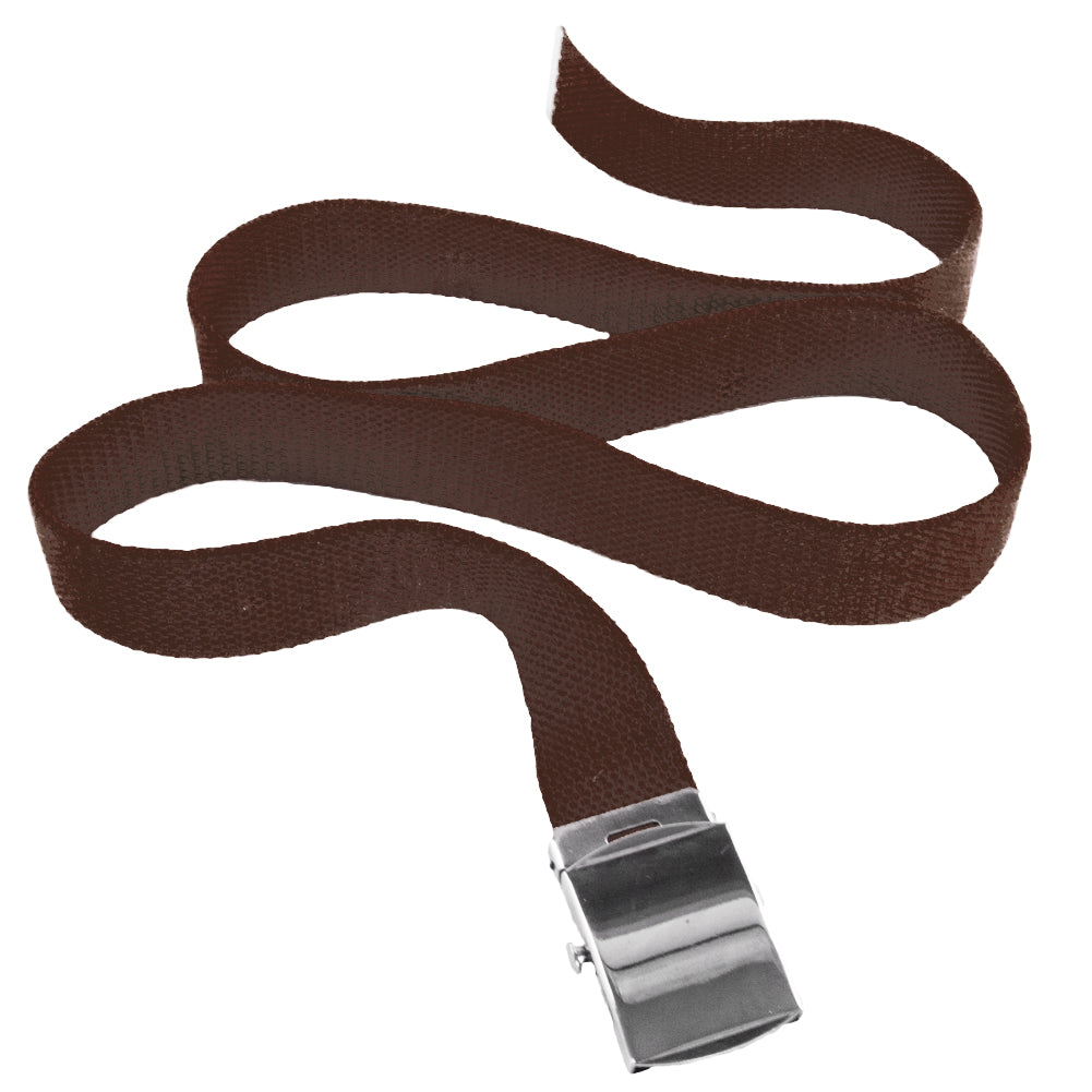 12 PACK Brown Canvas Adjustable Belt Adjusts to 44-46" Size 2211