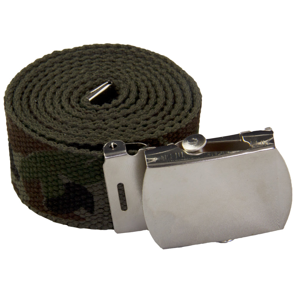 Camo Canvas Adjustable Belt Adjusts to 44-46" Size 2212