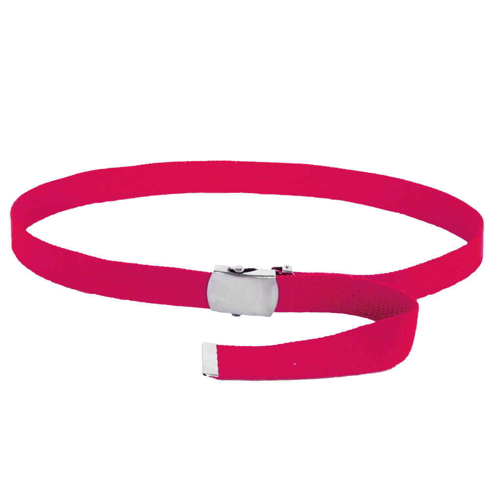 Hot Pink Canvas Adjustable Belt Adjusts to 44-46" Size 2213