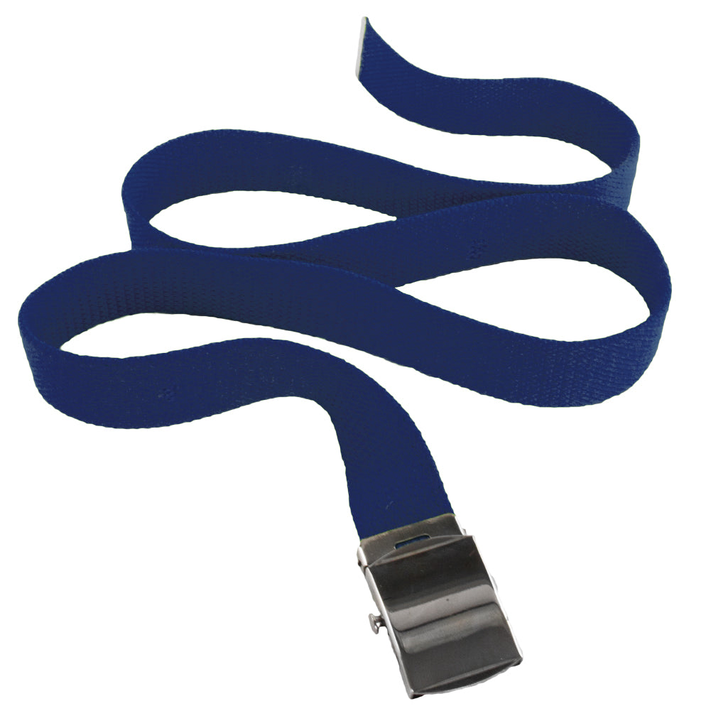 Canvas Belt Navy Blue Adjustable Adjusts to 44-46" Size 2216