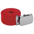 Red Canvas Adjustable Belt Adjusts to 44-46" Size 2220