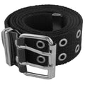 Black Canvas Two Hole Grommet Belts Mix Sizes 2270A