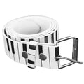White Piano Belt ADULT 2396-2399