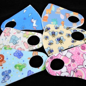 Kids Neoprene Masks 12 PACK Animal Designs